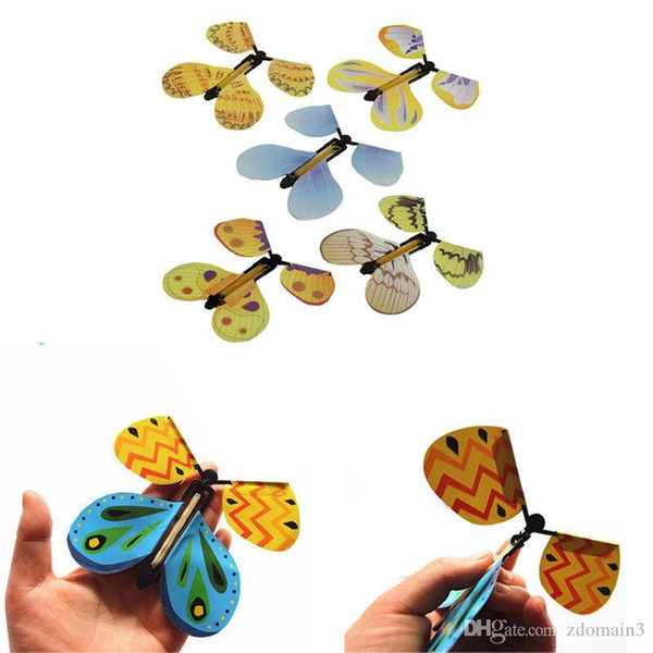 Magic Toys Hand Transformation Fly Butterfly Magic Tricks Props Funny Novelty Surprise Prank Joke Mystical Fun Classic Toys