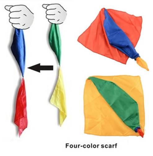 Hot New Change Color Silk Scarf For Magic Trick By Mr. Magic Joke Props Tools Toys Gift Randomly