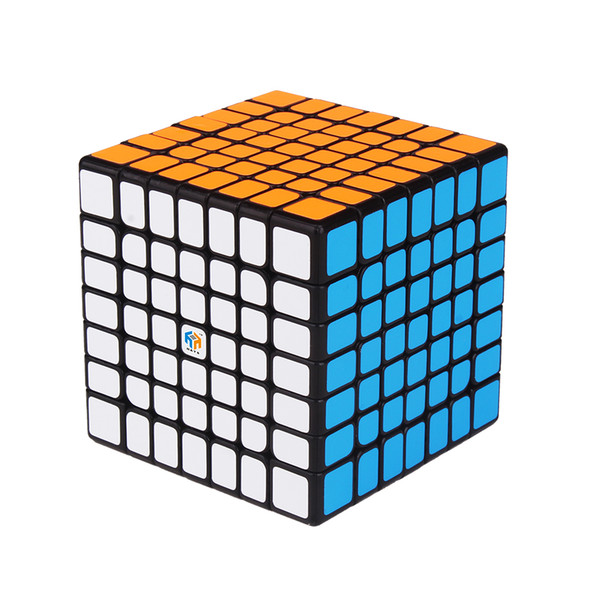 Kevin Hays Speed Stickerless Fluorescent Color ABS Plastic Magnetic Cube 7-order magic Cube puzzle