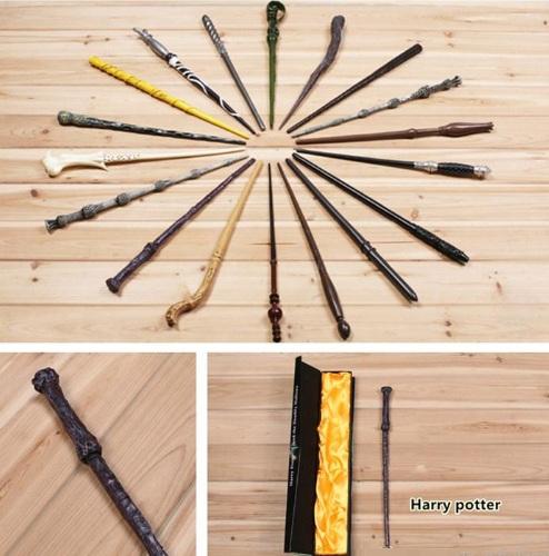 Creative Cosplay 18 Styles Hogwarts Harry Potter Series Magic Wand New Upgrade Resin with Metal Core Harry Potter Magical Wand OTH057