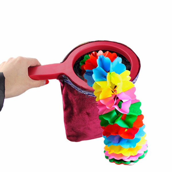 Magic Tricks Change Bag Make Things Appear or Disappear Beginner Magic Trick Props Close Up Magic Red Universal Bag