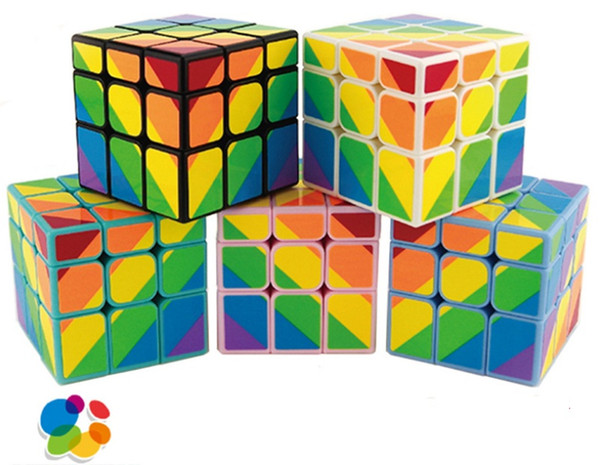 Magic Cube Toys 3x3 Puzzle Magic Game Toys Unequal Magic Cube Adult and Kids Colorful Learning Educational Gifts