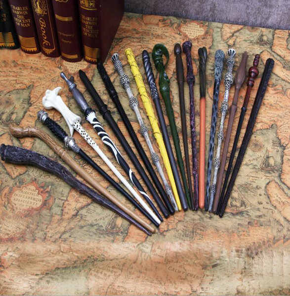 Harry Potter Magic Wand Non Luminance Hermione Ron Voldemort Narcissa Canes Peripheral Props Wand Cosplay Magic Wand 28 design KKA2031