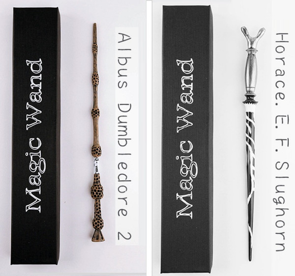 18 Styles Cosplay Harry Potter magic wand Dumbledore magical wand wizarding world of harry potter Hogwarts Magic with a Gift Box dhl free