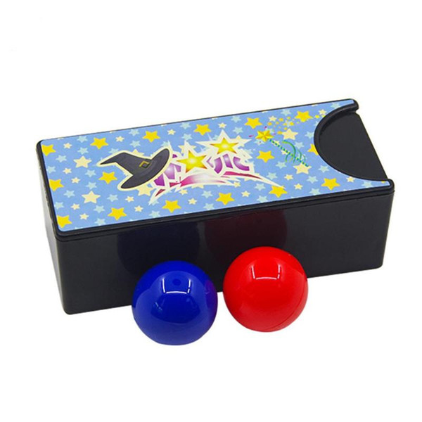 New Funny Gadget Kids Toys Changeable Magic Box Turning the Red Ball into the Blue Ball Props Magic Tricks Classic Toy
