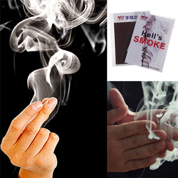 5pcs Adorable Finger - Smoke Magic Trick Magic Illusion Stage Close-Up Stand-Up factory price !Christmas Halloween jok gift