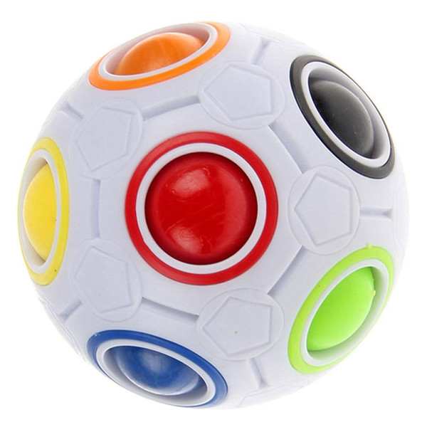 2017 New Creative Rainbow Spherical Puzzle ball Magic Cube Toy Fun Kids Educational Learning Toys Games Gifts for Children and Adult