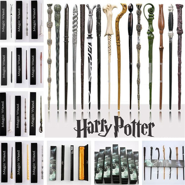 41 Styles Harry Potter Magic Wand Hermione Voldemort Hogwarts Wand Creative Party Cosplay Props With Gift Box