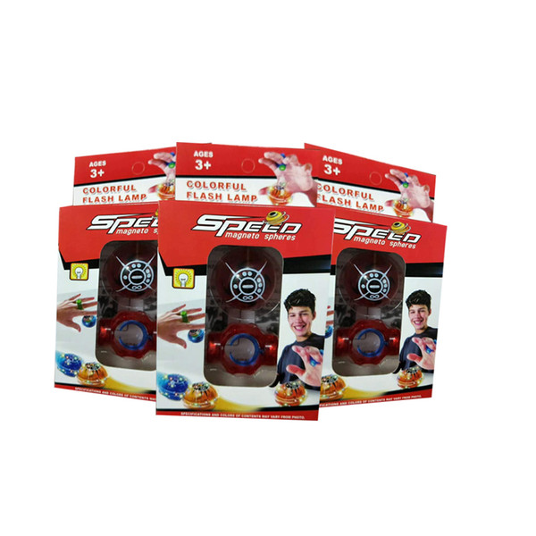 2017 Wholesales magneto sphere Finger toys Fingertip decompression Magic Magnetic Ball pop flash lamp colorful pressure relief artifact