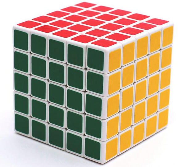 5X5X5 Sengshou Magic ABS Ultra-smooth Professional Speed Cube Puzzle Twist,Smooth PVC Paster , 6.3x6.3x6.3cm