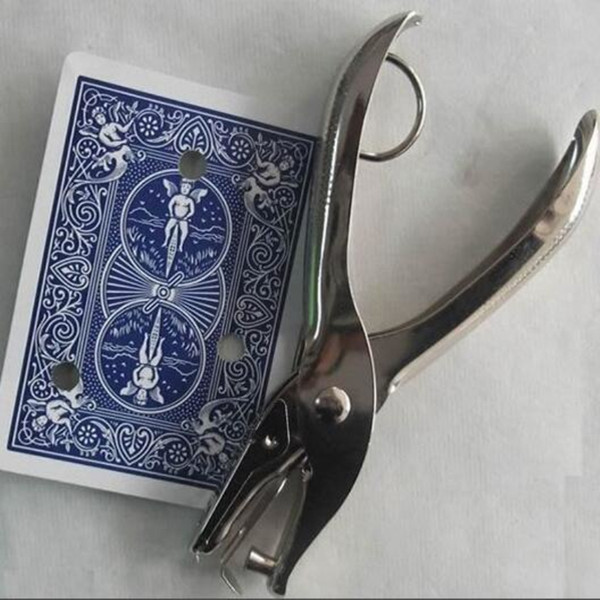 Free shipping the hole moves on one card hole card magic trick magic props close up magic