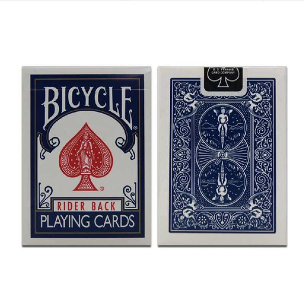 Wholesale- Bicycle Poker 1 pcs price Blue or Red Bicycle Regular Playing Cards Rider Back 808&Standard Sealed Decks Bicycle Poker GYH