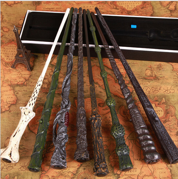 harry potter wand Cosplay magic led Ghost head Ron Sirius Lord Voldemort hermione Dumbledore harry potter light wand with box KKA1217