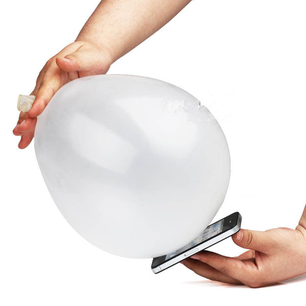 Wholesale- 10Pcs Hot Sale Close-Up Magic Street Tricks Rubber White Balloon Penetration in A Flash Classic Wholesale