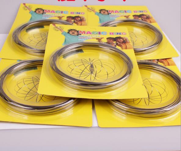 Flow Toys Arm Slinkey Toy Flow Rings Kinetic Spring Bracelet Science Educational Sensory Interactive Cool Toys
