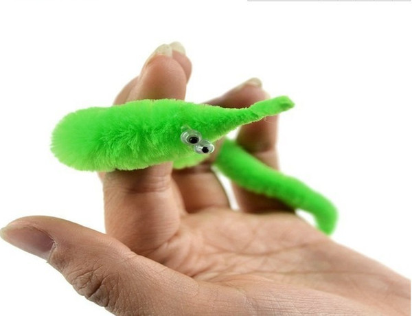 New Arrive Magicians Toy Baralho Mr.fuzzy Magica Worm Magic Trick Twisty Plush Wiggle Stuffed Animals Street Toy For kids gift 21cm