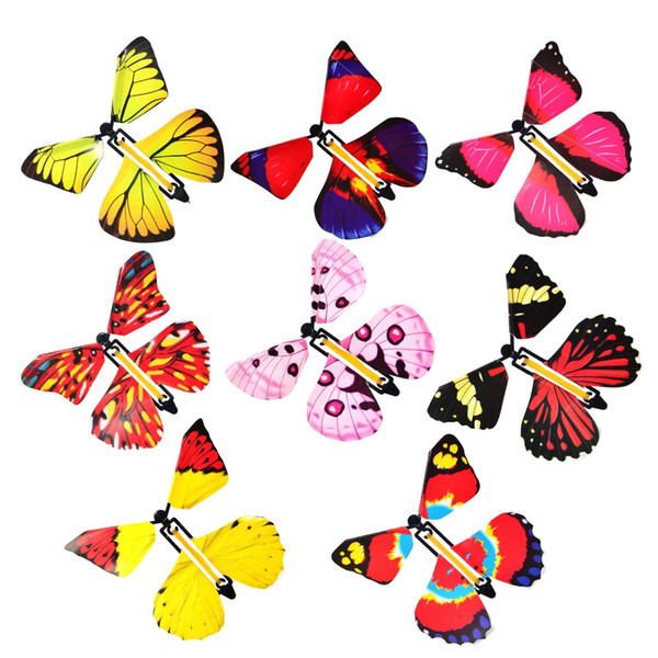 HOT Magic Butterfly Flying Butterfly Change With Empty Hands Freedom Butterfly Magic Props Magic Tricks