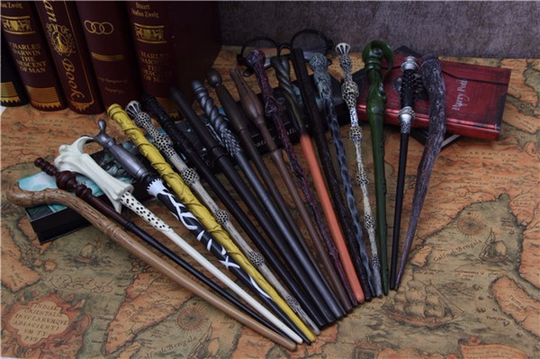 18 designs Harry Potter Cosplay Toys hp Harry Potter Magic Wand with a Gift Box Kids Wand Toys Kids Christmas gift for children