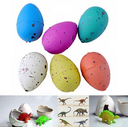 Wholesale- 8pcs Magic Growing Dino Eggs Hatching Dinosaur Add Water Child Inflatable Kid Toy