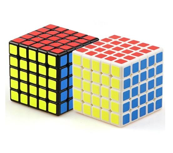 5X5X5 Yong jun Magic ABS Ultra-smooth Professional Speed Cube Puzzle Twist,Smooth PVC Paster , 6.3x6.3x6.3cm