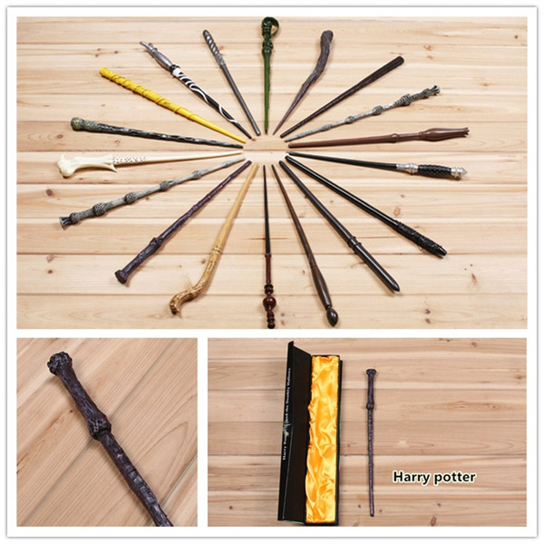 18 Styles Cosplay Harry Potter magic wand Dumbledore magical wand wizarding world of harry potter Hogwarts Magic with a Gift Box LA160