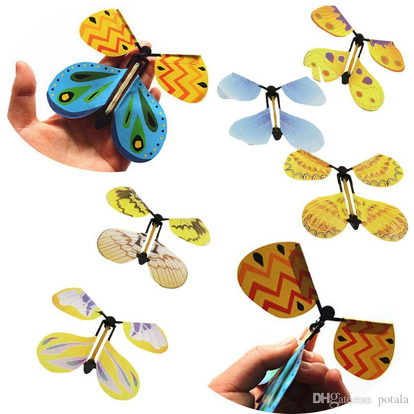 Magic Butterfly Flying Butterfly Change With Empty Hands Freedom Butterfly Magic Props Magic Tricks Game Kids Toys Fly Xmas Christmas Newest