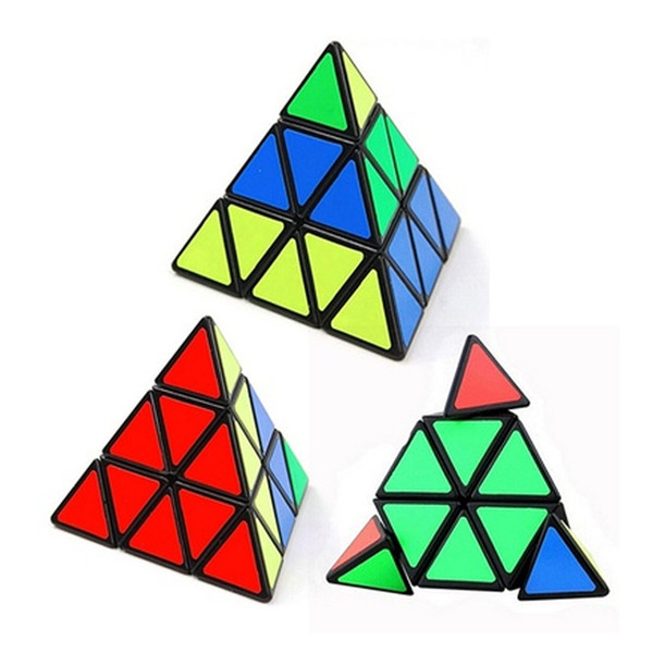Wholesale- Pyramid Magic Cube Puzzle Speed Cubes Education Learning Gift Children
