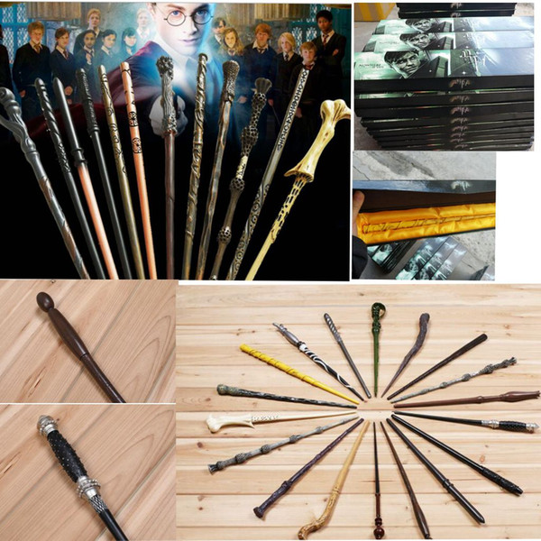 harry potter Magical Wand dumbledore Hogwarts wand cosplay wands Hermione Voldemort Magic Wand In Gift Box 28 design B11