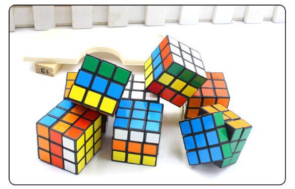 6-colour Magic Cubes Intelligence Toys Brain Development Wisdom Rubik's Cube Third-order Rubik's Cube Children's Toys Magic Cubes