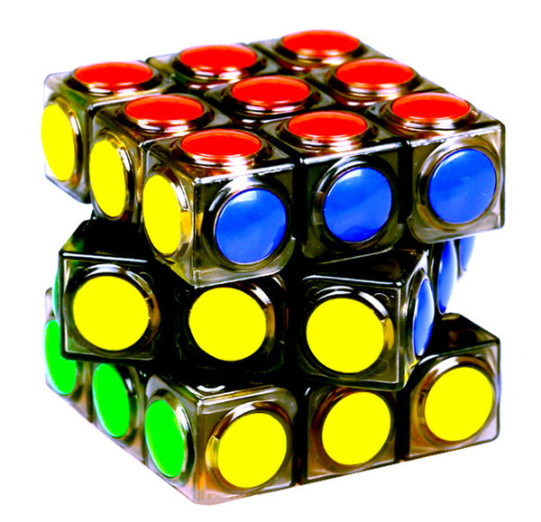 Puzzle cube transparent Magic Rubik Cube Game Rubik Learning Educational Game Rubik Cube Good Gift Toy Decompression toys B001