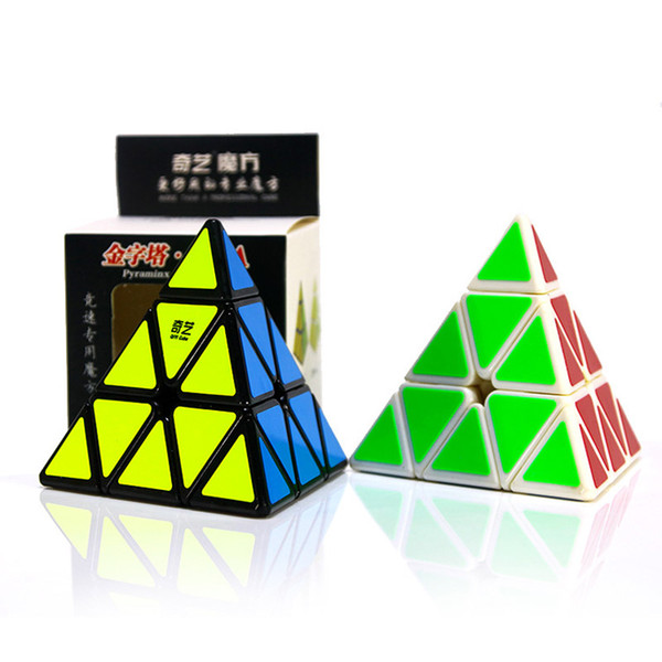 Puzzle cube Triangle Mini Magic Rubik Cube Pyramid Game Rubik Learning Educational Game Rubik Cube Good Gift Toy Decompression toys B