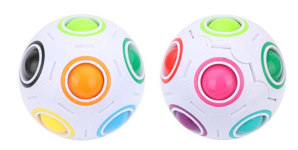 Football Rainbow Magic Cube Ball Speed Creative Spherical Puzzles balls Educational Learning Toys games for Children Adult