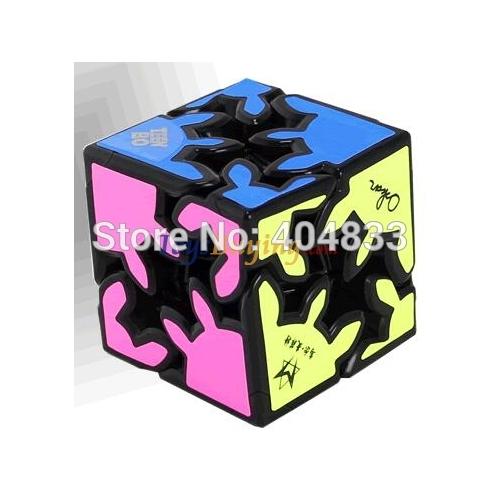 Wholesale-Meffert's Gear Shift Cube White/Black Bright Sticker Educational Cubo Magico Toy Gift Idea Free Shipping Drop Shipping