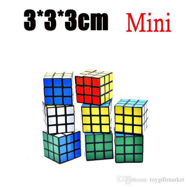 Puzzle cube 3x3x3cm Mini Magic Rubik Cube Game Rubik Learning Educational Game Rubik Cube Good Gift Toy Decompression toys