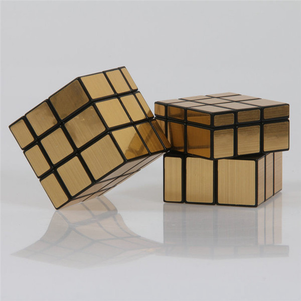 Shengshou Mirror Blocks Cast Coated 3x3x3 Magic Cube Speed Puzzle Cubes Educational Toys for Children Kids