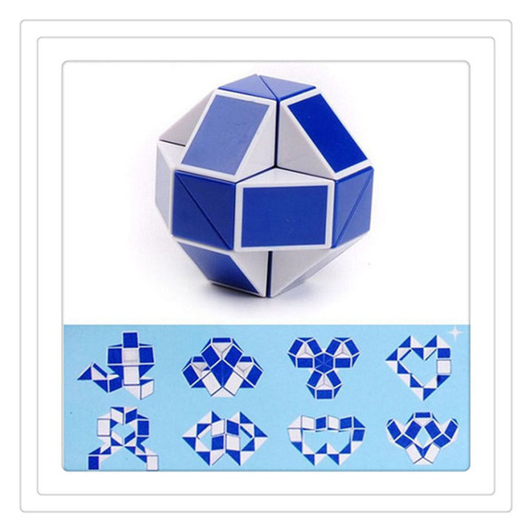 Mini Magic Cube Creative 3D Snake Shape Game Toys 3D Cube Puzzles Twist Puzzle Toys Random Intelligence Toys Supertop Games Free DHL