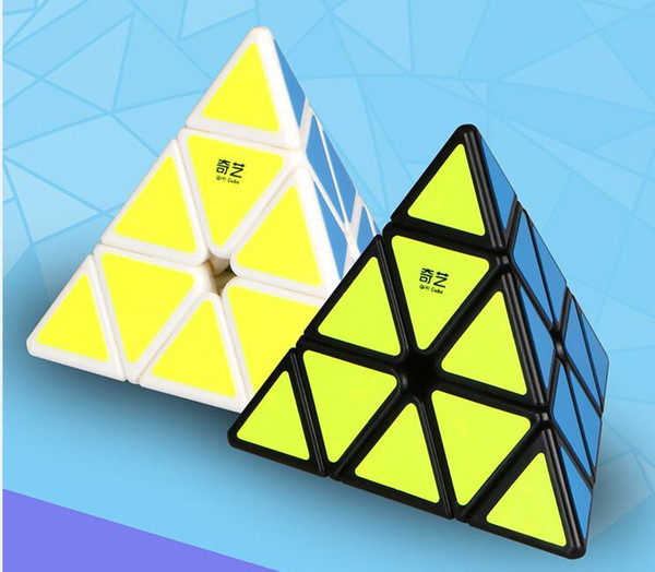 Triangle Cube Magic Puzzle Pyramid Speed Play Toy Cube Entertainment Game Educationl Learning Twist Toys IIA82