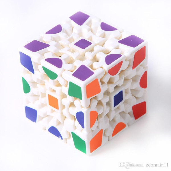 3D Cube Puzzle Magic Cube 3 X 3 X 3 Gears Rotate Puzzle Sticker Adults Child's Educational Toy Cube