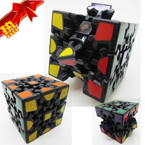 DHL 3D Cube Puzzle Magic Cube 5.7*5.7*5.7CM Gears Rotate Puzzle Sticker Adults Child's Educational Toy Cube