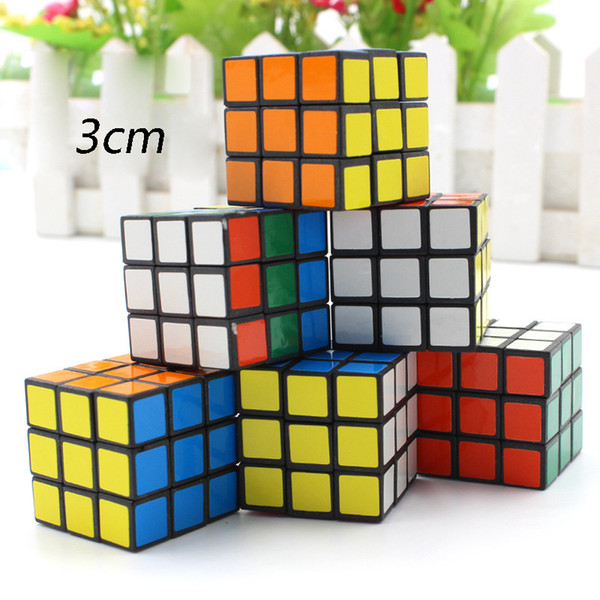 Puzzle cube Small size 3cm Mini Magic Rubik Cube Game Rubik Learning Educational Game Rubik Cube Good Gift Toy Decompression kids toys