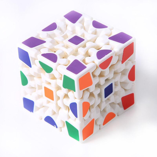 3D Cube Puzzle Magic Cube 3 X 3 X 3 Gears Rotate Puzzle Sticker Adults Child's Educational Toy Cube