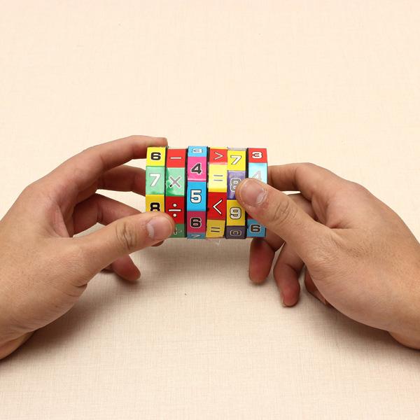 New Educational Puzzle Game Toys Children Intelligent Digital Cube Math For Children Kids Mathematics Numbers Magic Cube Toy