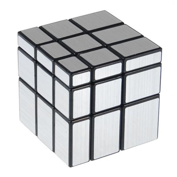 3x3x3 57mm Wire Drawing Style Cast Coated Magic Cube Challenge Gifts Puzzle Mirror Cubes Educational Toy Special Toys