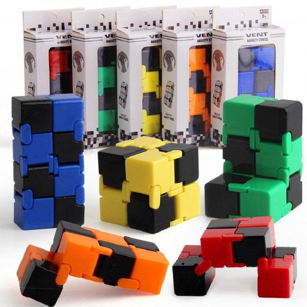 New Fidget Infinity Cube fingertips Toy For Decompression Anxiety Toy Novelty Child's Educational Toy magic Cube