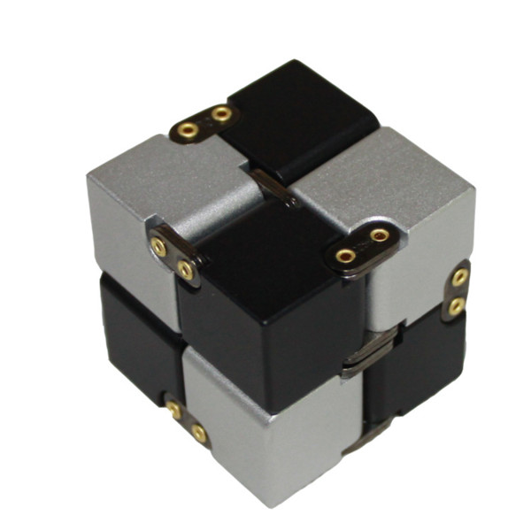 Aluminum alloy Rubik's Cube Reducing stress Creative toy Puzzle Flip cube Pocket squares