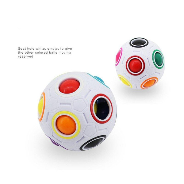 Hot Sale Creative Rainbow Spherical Puzzle ball Magic Cube Toy Fun Kids Educational Learning Toys Games Gifts for Children and Adult