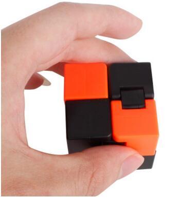 new style mix colours infinity bube Gears Rotate Puzzle Sticker Adults Child's Educational Toy magic Cube