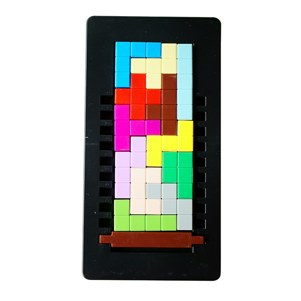 Puzzles suzakoo 1pcs Square puzzle plane tetris intelligence game for children playing