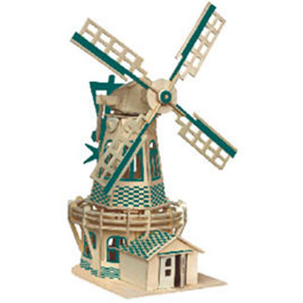 The Dutch windmill model Kids toys 3D Puzzle wooden toys Wooden Puzzle Educational toys for Children Christmas Gift