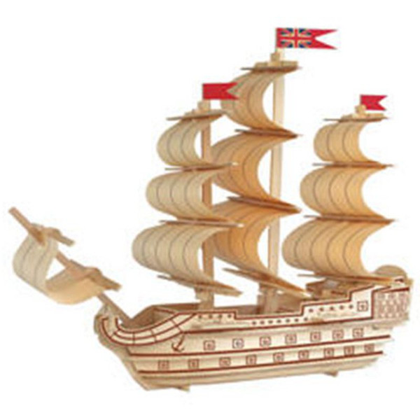 The Victory battleship model Kids toys 3D Puzzle wooden toys Wooden Puzzle Educational toys for Children Christmas Gift